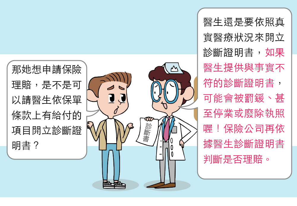 開立診斷證明書